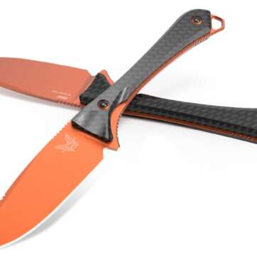 benchmade 15201or altitude fixed blade knife 308 cpm s90v orange dlc drop