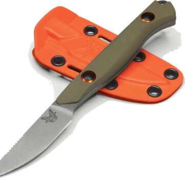 benchmade 15700 01 flyway fixed blade knife 27 cpm s90v satin straight back