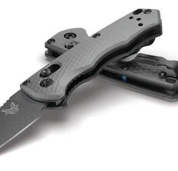 benchmade 2950bk partial auto immunity folding knife 195 cpm m4 cobalt