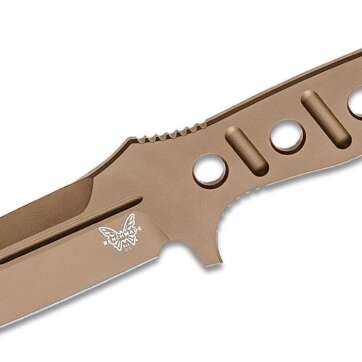 benchmade 375fe 1 shane sibert adamas fixed blade knife 42 cruwear flat