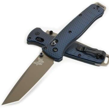 benchmade 537fe 02 bailout axis folding knife 338 cpm m4 flat dark earth
