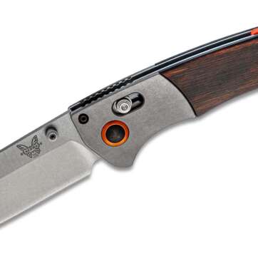 benchmade hunt crooked river folding 400 s30v clip point blade dymondwood