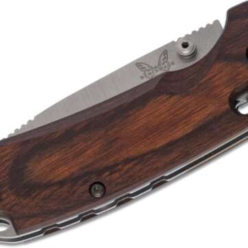 benchmade hunt grizzly creek folding knife 350 s30v blade with gut hook