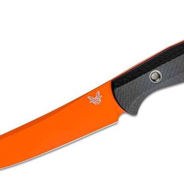 benchmade hunt meatcrafter 2 fixed blade knife 608 cpm s45vn orange 1