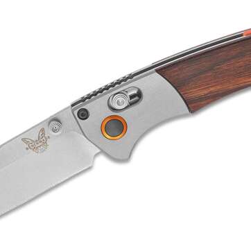 benchmade hunt mini crooked river folding knife 34 s30v satin plain blade