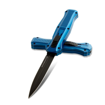 benchmade infidel dagger otf automatic knife blue aluminum 391