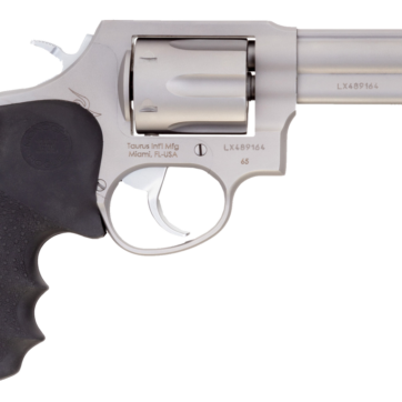 buy taurus 65 357 magnum 6rd 4 matte stainless black hogue rubber grip