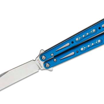 eps knives g10 wraith balisong butterfly 46 154cm satin bowie blade ghost 1