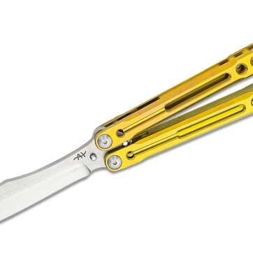 heibel knives invictus balisong 101 butterfly knife 475 rwl 34 stonewashed