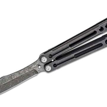 heibel knives invictus balisong 102 butterfly knife 475 rwl 34 acid washed