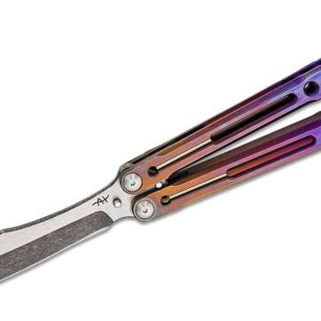 heibel knives invictus balisong 124 butterfly knife 475 rwl 34 acid washed