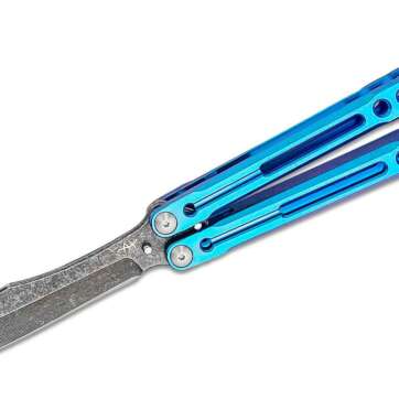 heibel knives invictus balisong 96 butterfly knife 475 rwl 34 acid washed