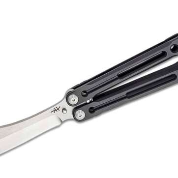 heibel knives invictus balisong 97 butterfly knife 475 rwl 34 stonewashed