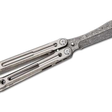 heibel knives invictus balisong butterfly knife 475 rwl 34 stonewashed
