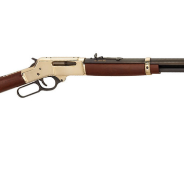 henry 30 30 lever action rifle with brass octagon barrel henry usa rifle