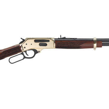 henry 45 70 side gate lever action rifle with walnut stock henry usa rifle