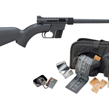 henry us survival ar 7 black heirloom rifle kit w survival gear and bag 1 1