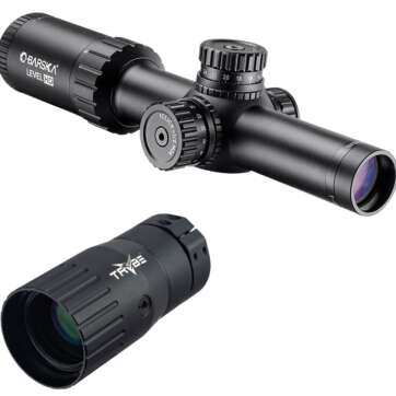 Barska 1-4x24mm Level HD Rifle Scope, 30mm Tube, Second Focal Plane