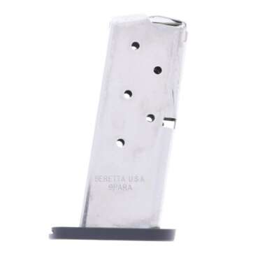 beretta nano 9mm 6 round stainless steel magazine armory ammo