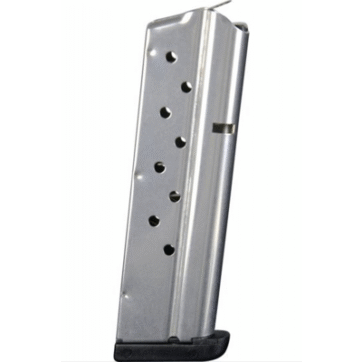check mate 1911 38 super 9 round stainless steel magazine w removable base