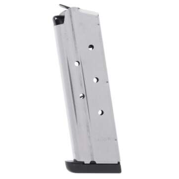 check mate 1911 40 s w 8 round stainless steel magazine w removable base