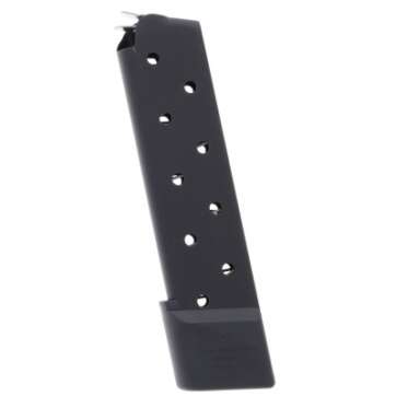cmc products 1911 power mag 45 acp 10 round black oxide magazine armory ammo