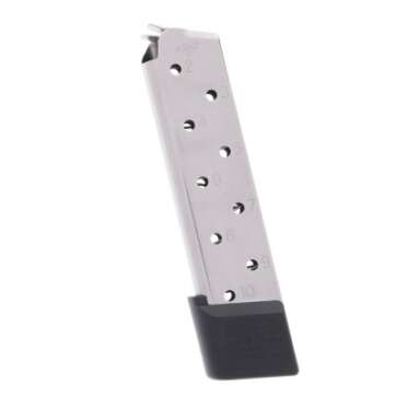 cmc products 1911 power mag 45 acp 10 round stainless steel magazine