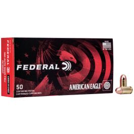 federal american eagle 380acp 95gr fmj 50rd box ae380ap