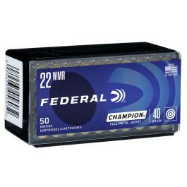 federal champion training 22wmr 40gr fmj 50rd