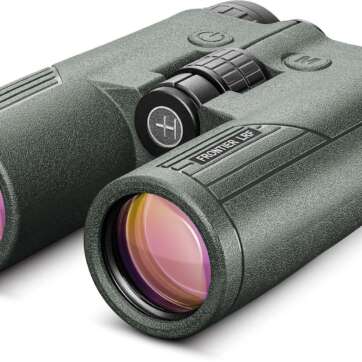 hawke sport optics frontier lrf 2300 10x42mm rangefinder roof prism binocular