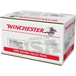 winchester usa 556nato 55gr fmj 200rd wm193200